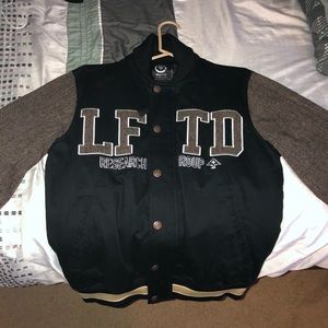 LRG leather man jacket (small)